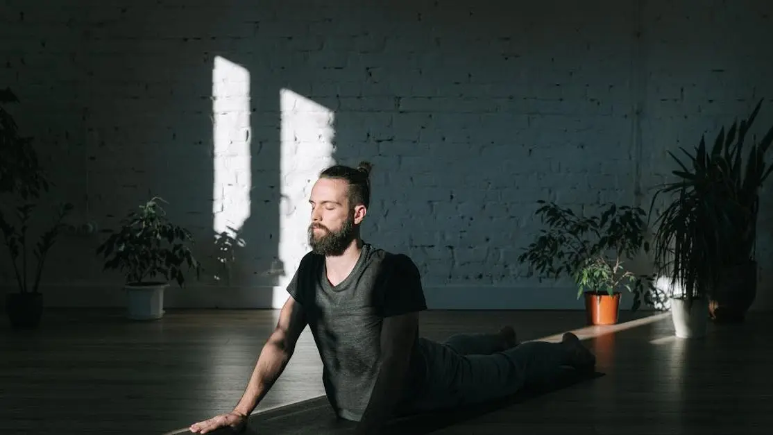 Man meditating in a studio on how to increase concentration immediately.