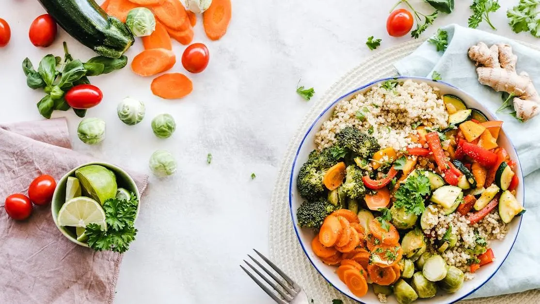 Vegetable salad illustrating non essential amino acids and essential amino acids.